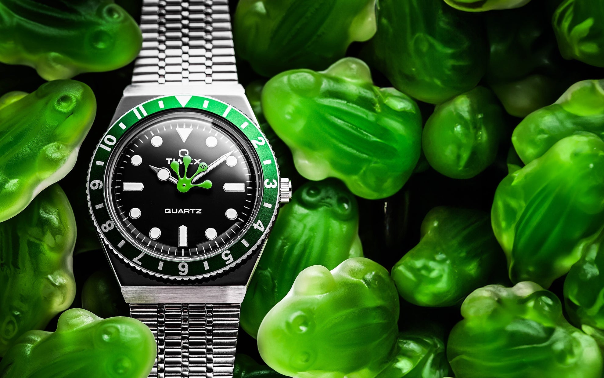 Timex x seconde/seconde/ 38mm Limited Edition Green Men's Watch TW2Y48100