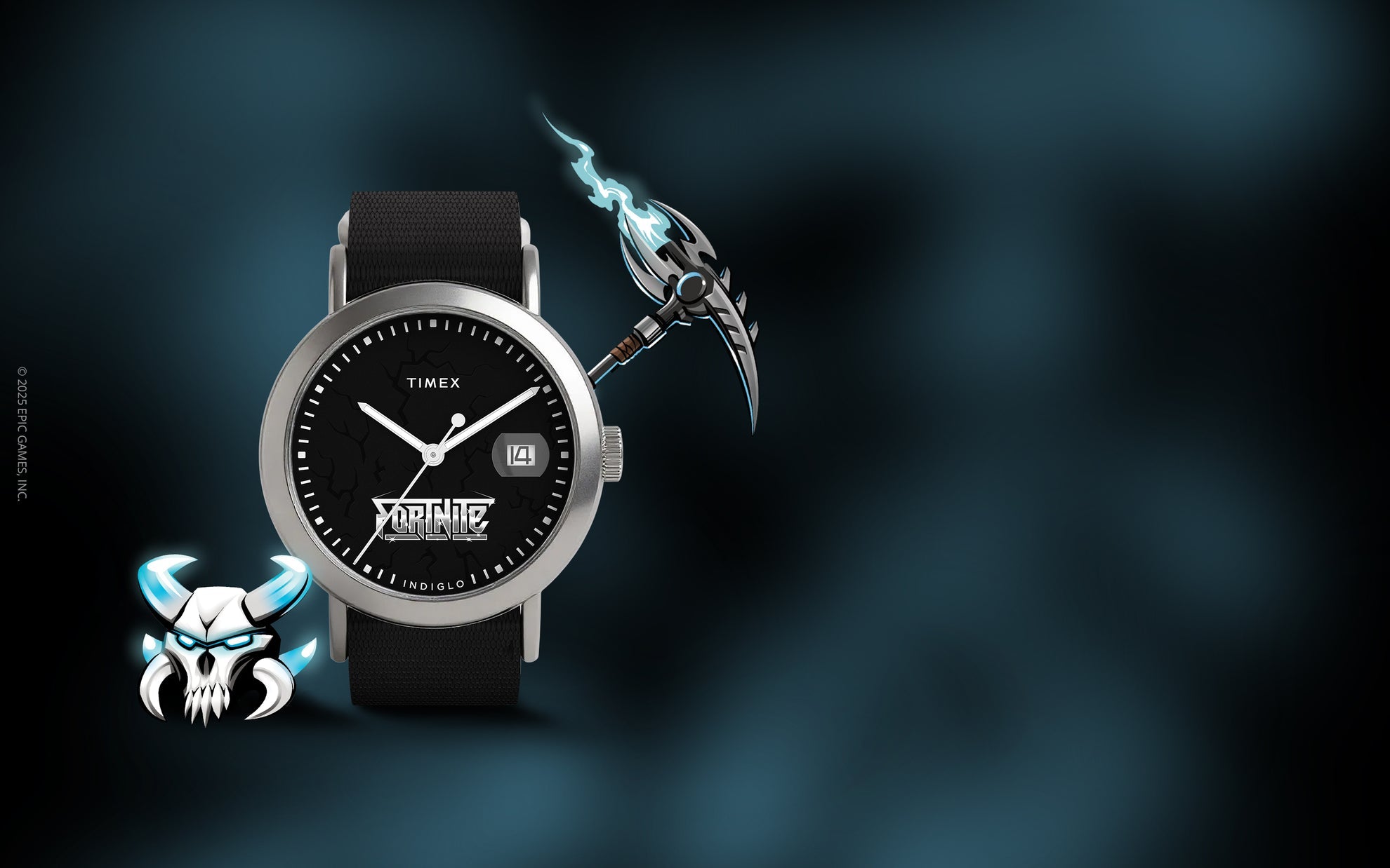 Timex x Fortnite Weekender Black Fabric Band and Dial TW2Y46400