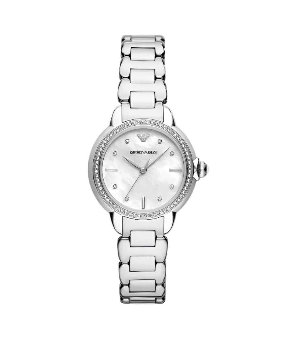 Emporio Armani Silver Bracelet Watch Amazon.com: Emporio Armani Women main image 3