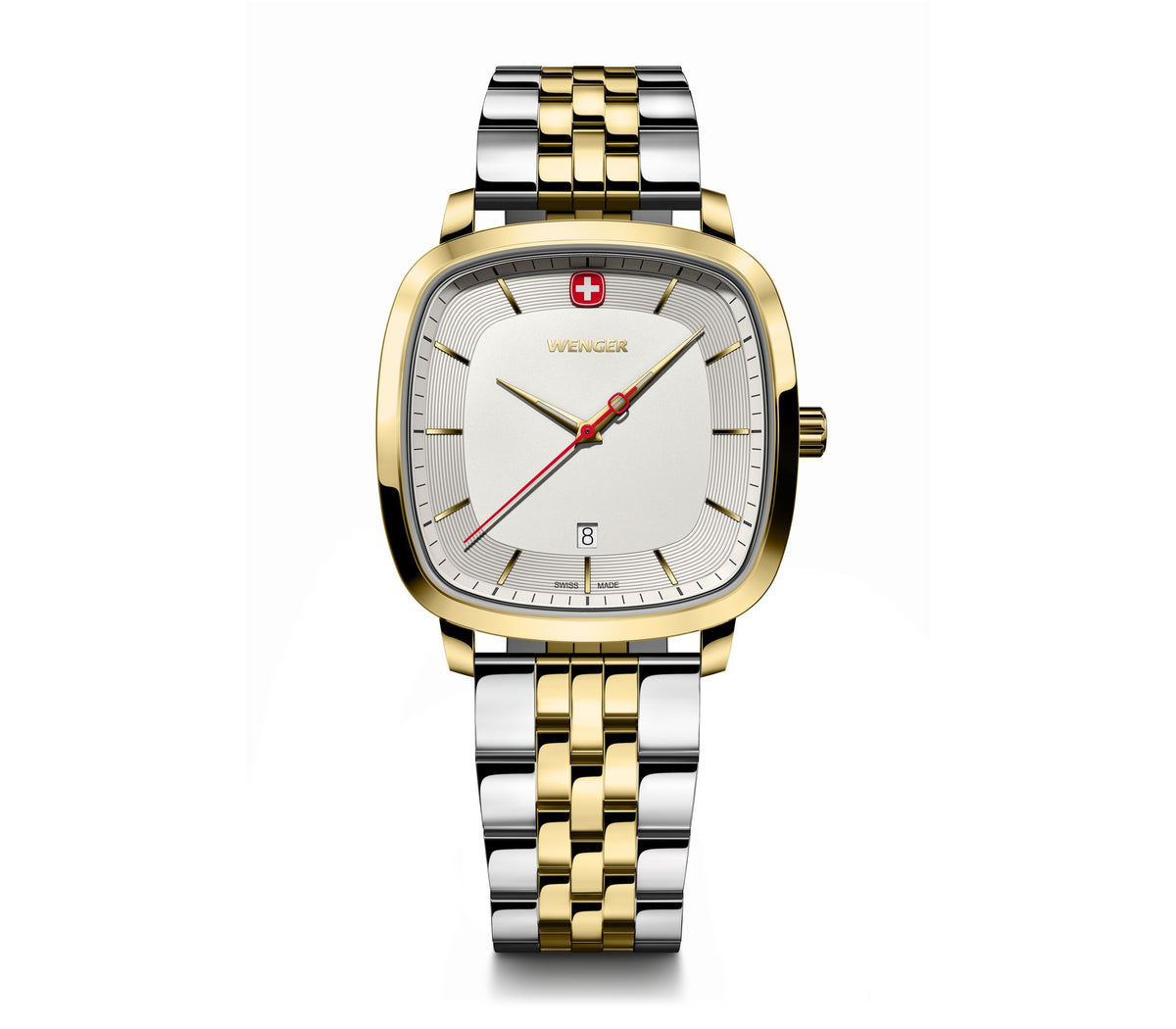 Wenger Silver-Tone Watch with White Strap Wenger  main image 2