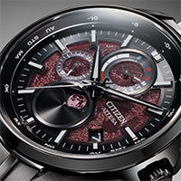 Citizen Attesa Eco-Drive Moon Phase "Shades of Red" BY1005-73Z