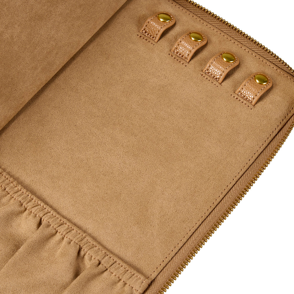 Wolf Lauren Large Portfolio in caramel recycled vegan leather — view 6