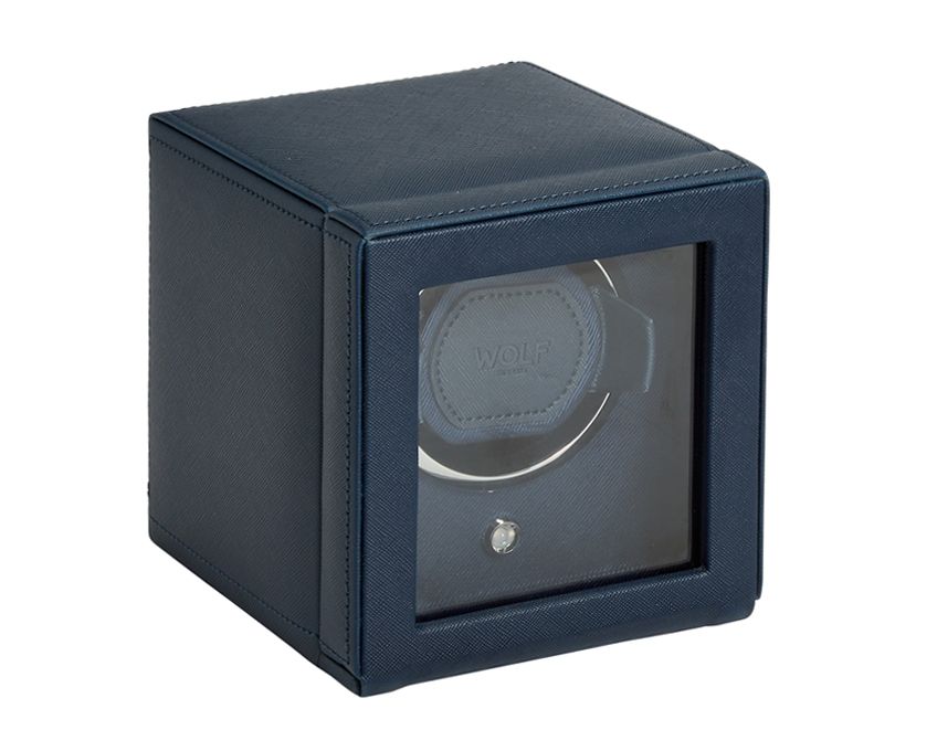 Wolf Cub Precision Watch Winder with Protective Cover