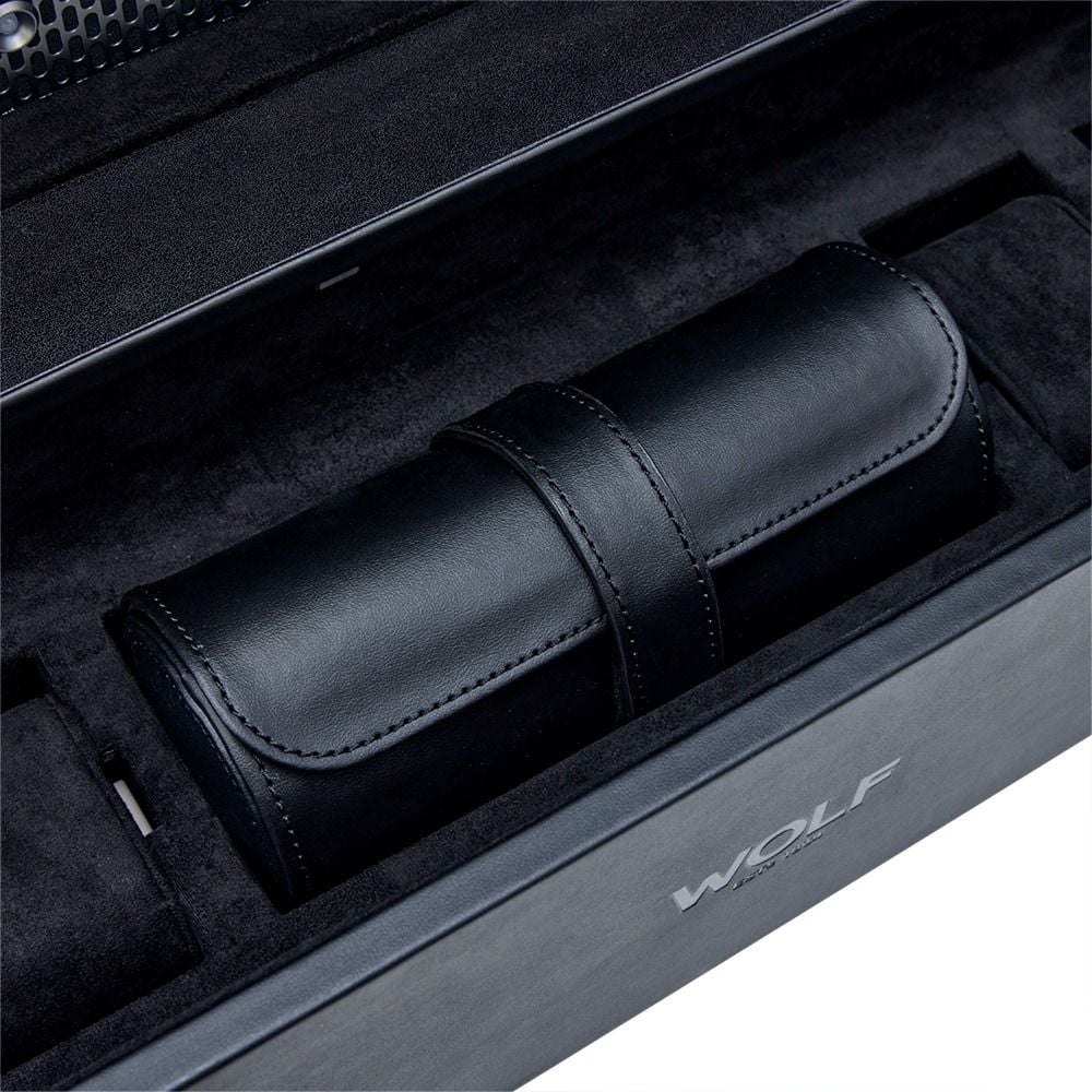 WOLF Axis 12 Piece Watch Winder Cabinet in Powder Coat