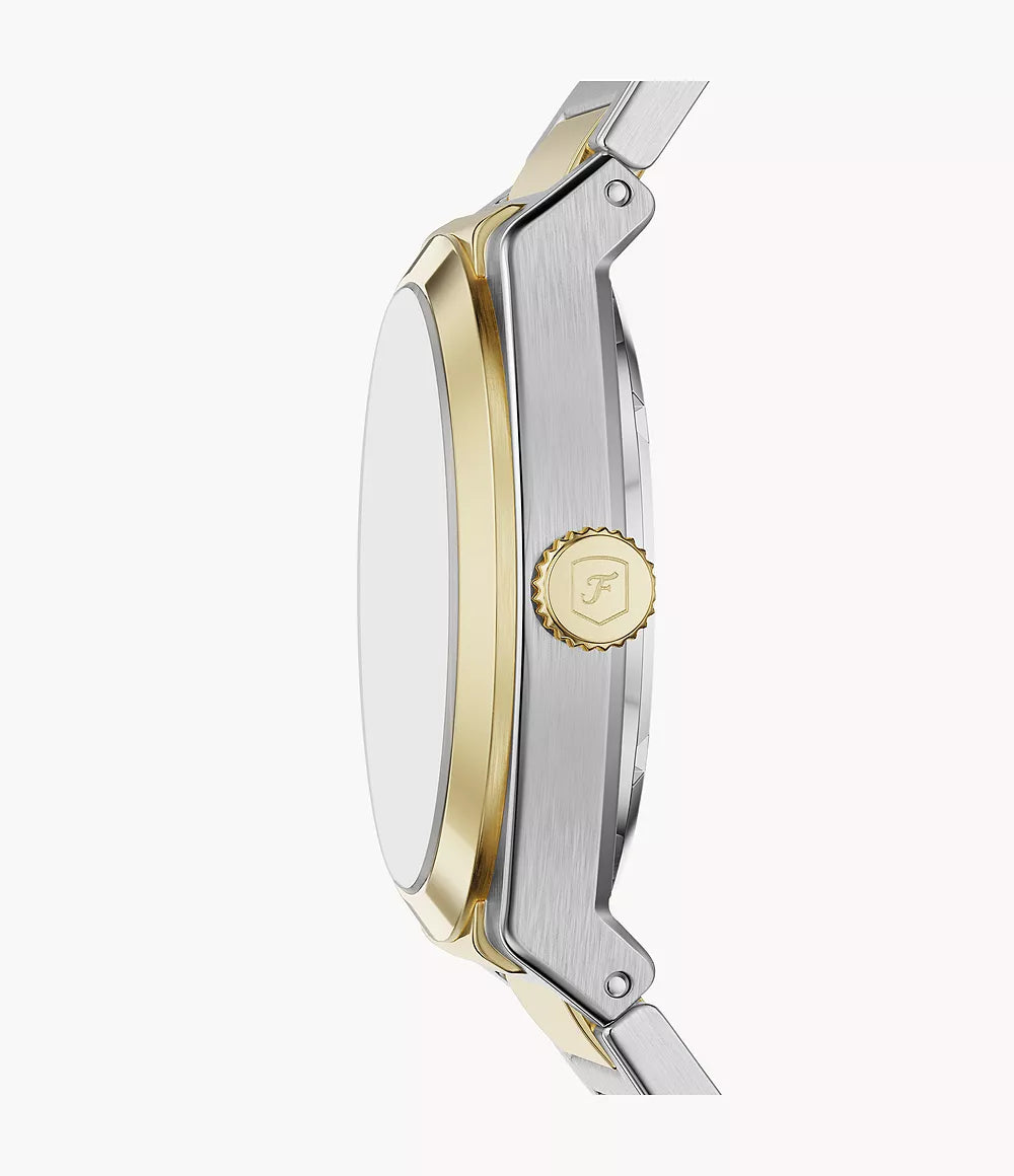 Fossil Everett Automatic Two-Tone Stainless Steel Watch ME3275