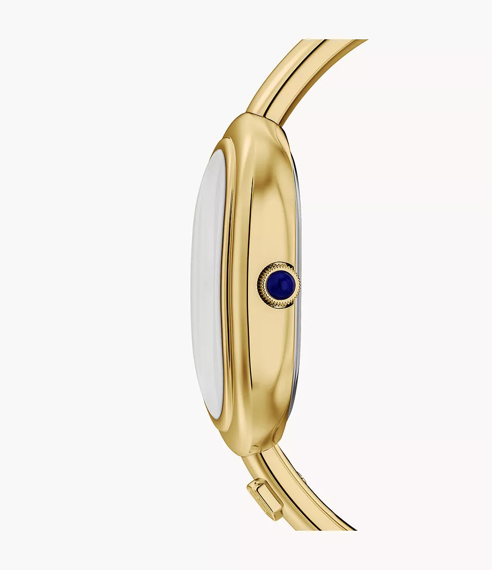 Fossil Sloan Three Hand Gold Stainless Steel Watch ES5444