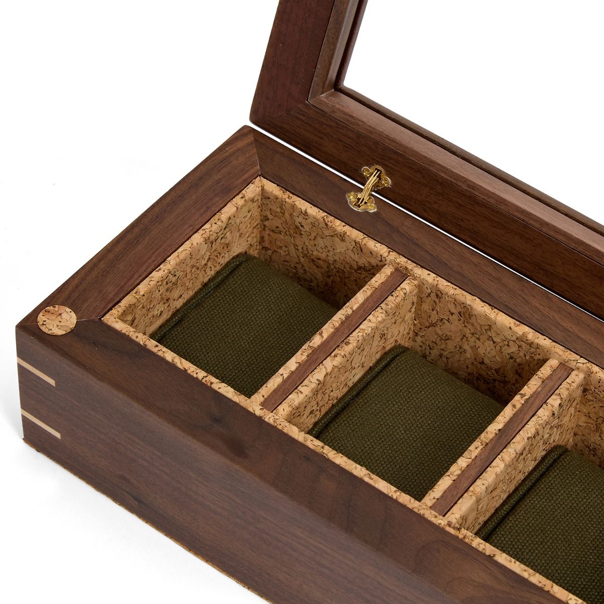 Wolf Analog/Shift Flatiron II 5-Piece Watch Box