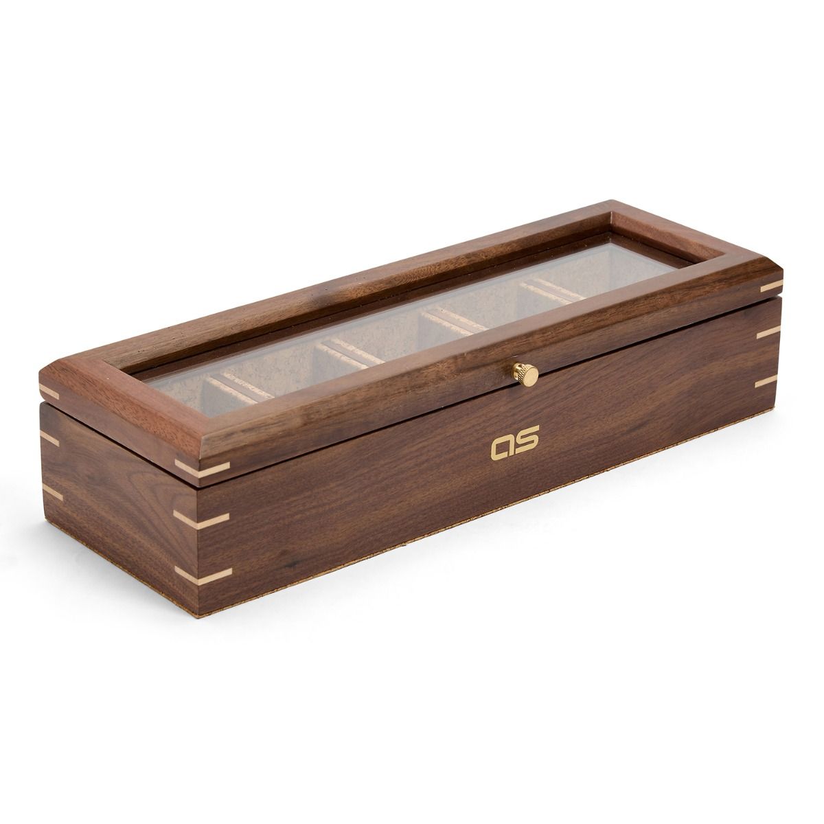 Wolf Analog/Shift Flatiron II 5-Piece Watch Box