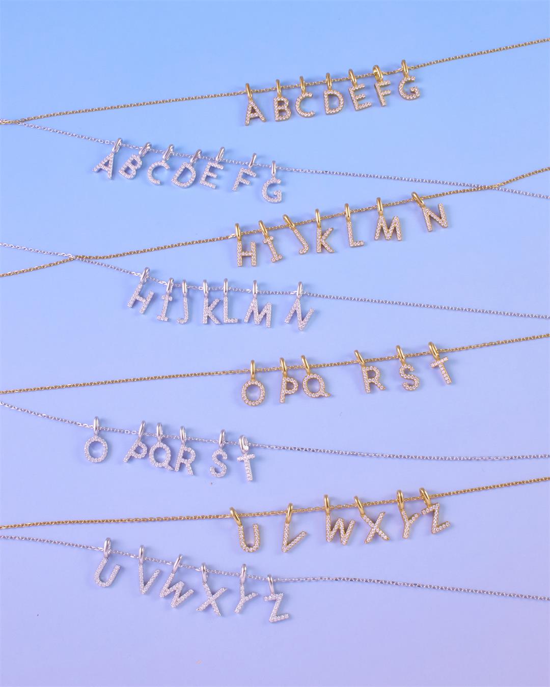 Ania Haie Silver Letter P Initial Necklace