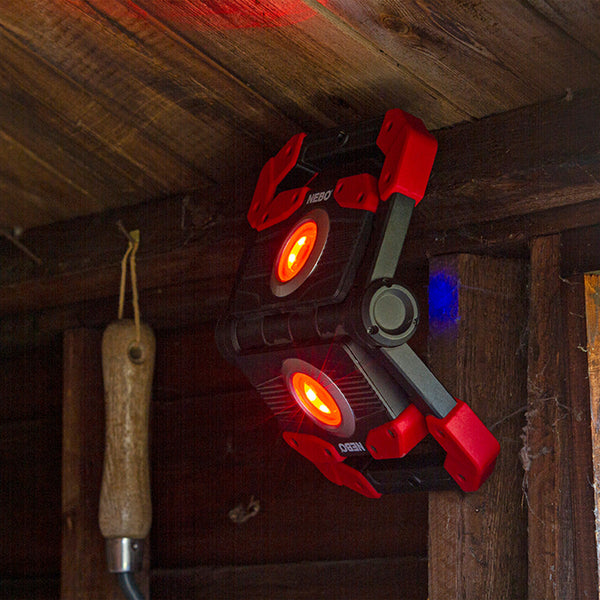 NEBO Rechargeable 2000 Lumen Work Light with Power Bank 89572B