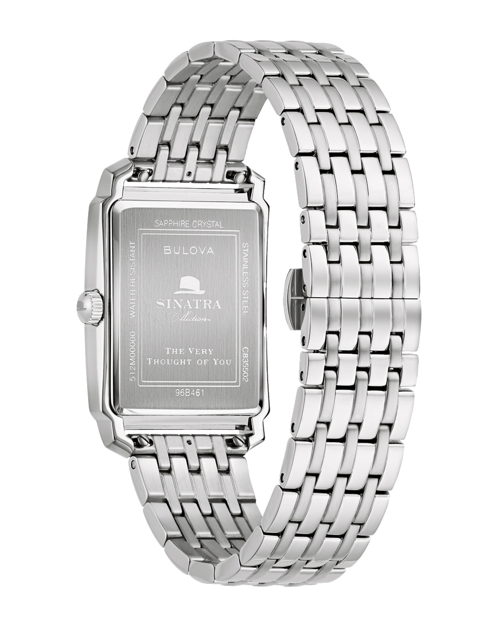 Bulova Frank Sinatra "The Very Thought of You" 45MM Black Dial Watch 96B461