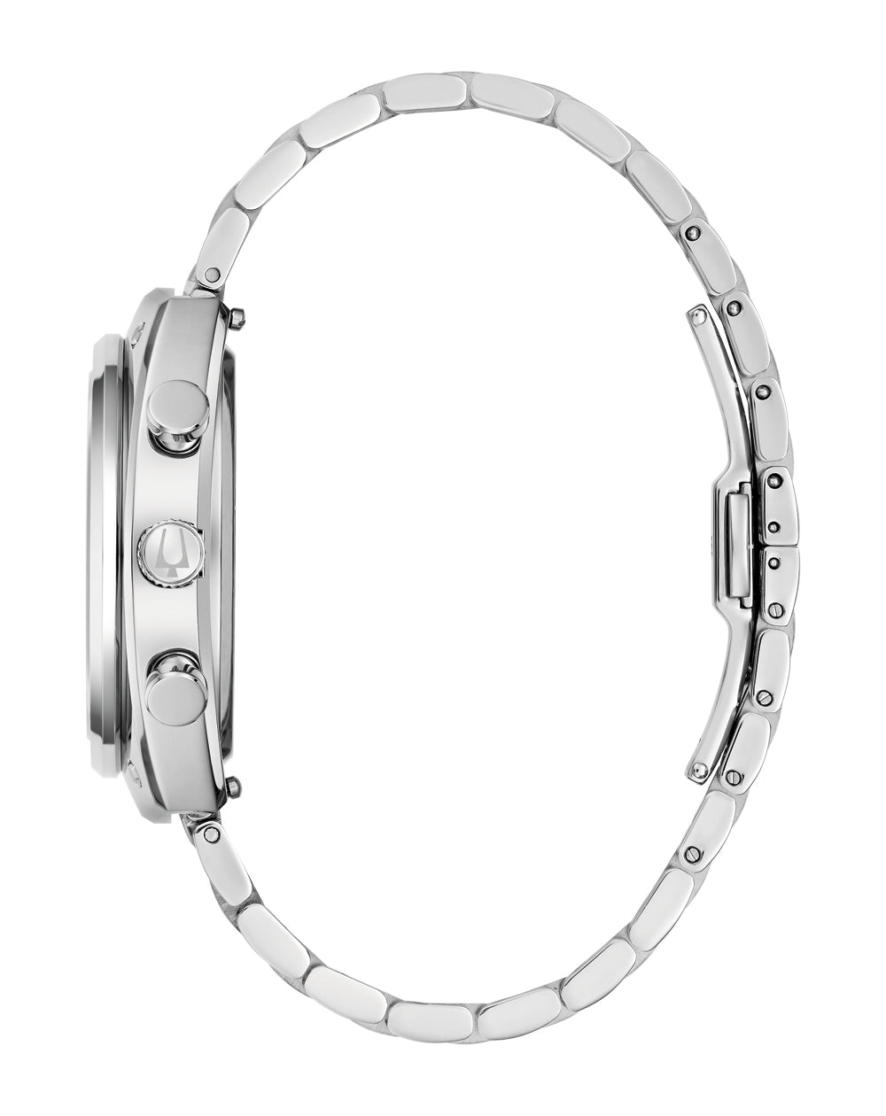 Bulova Shelby Racer Chronograph 96K118 case profile
