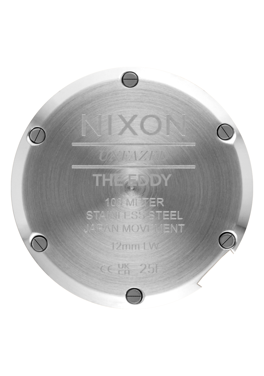 Nixon Eddy All Silver / Black Watch A1459-2871-00