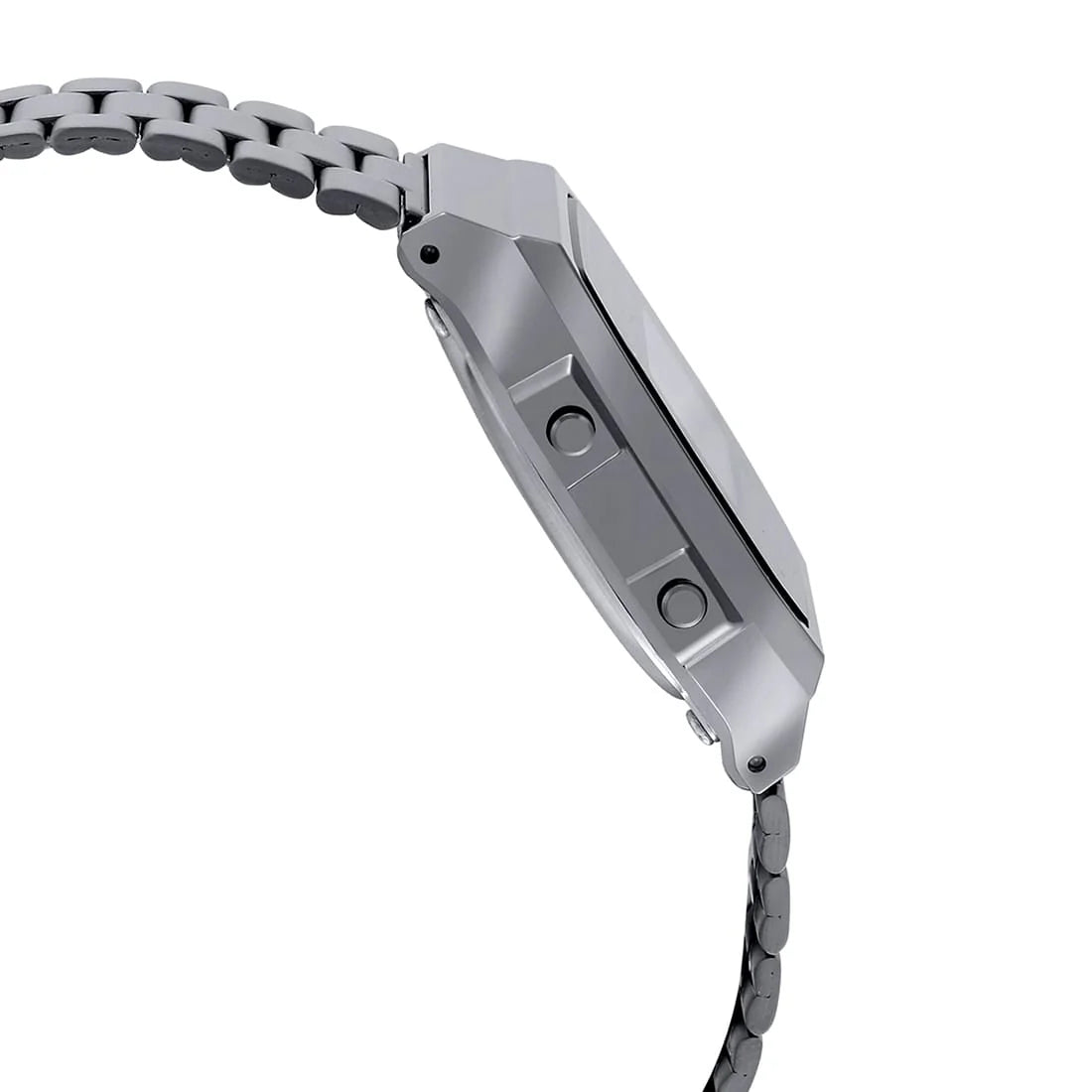 Casio Classic Digital Grey Stainless Steel White Dial Watch A168WGG-1A