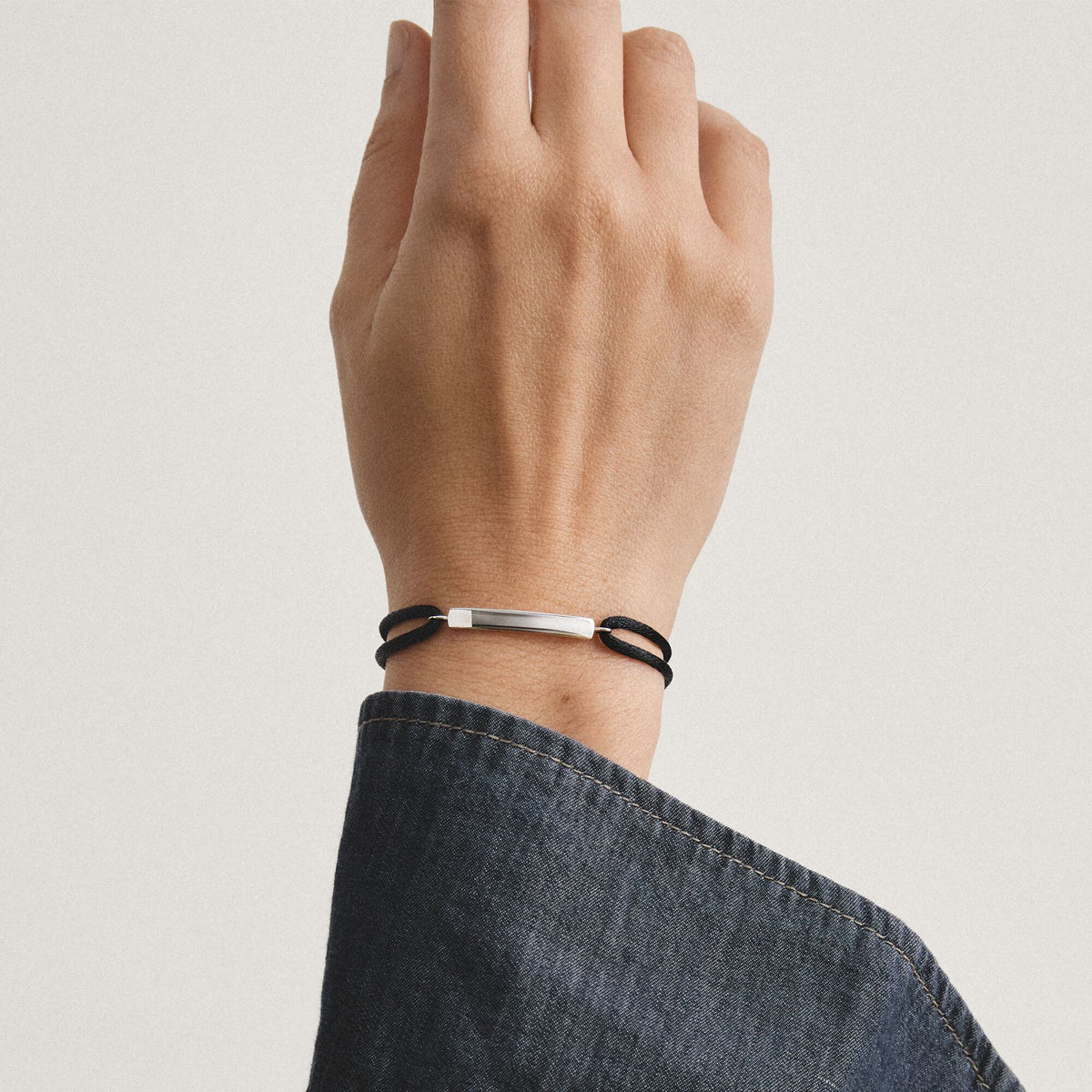 Thomas Sabo Textile bracelet black