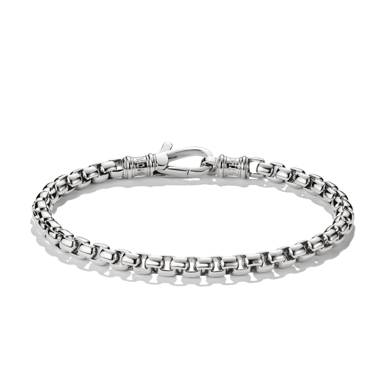 Thomas Sabo Stainless Steel Box Chain Bracelet 5.2mm TA2248S-18 front packshot