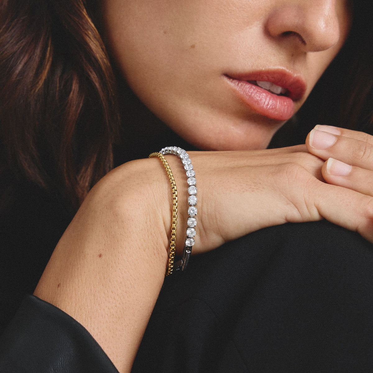 Thomas Sabo Gold-Tone Stainless Steel Box Chain Bracelet 2.7mm TA2249SY-16 view 3