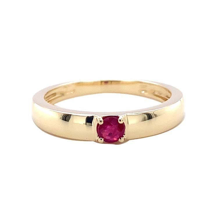 Ruby Ring in 9K Yellow Gold