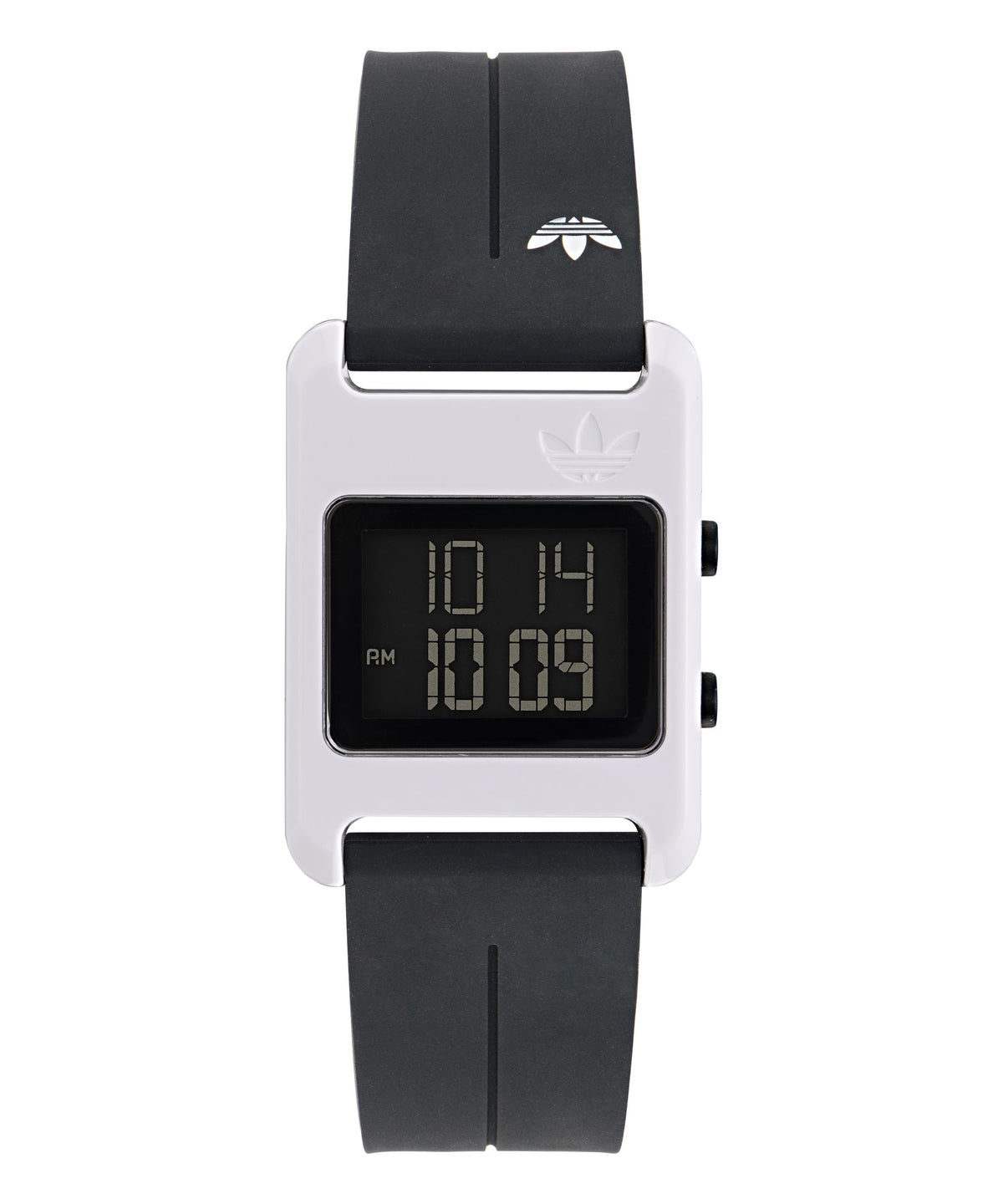 Adidas Originals Retro Pop One Black Silicone Strap Watch 