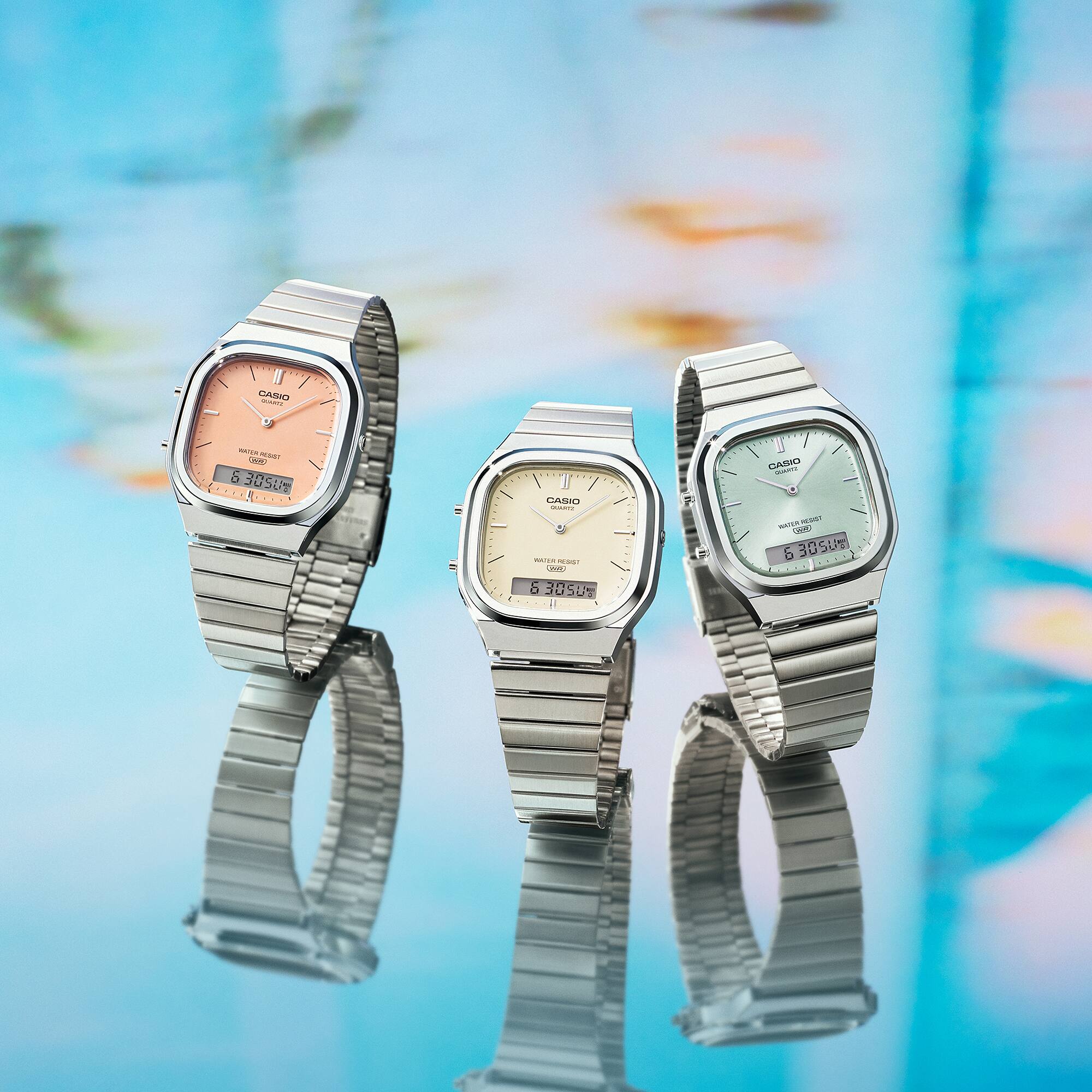 Casio Vintage Analogue-Digital Unisex Watch AQ240E-7A2