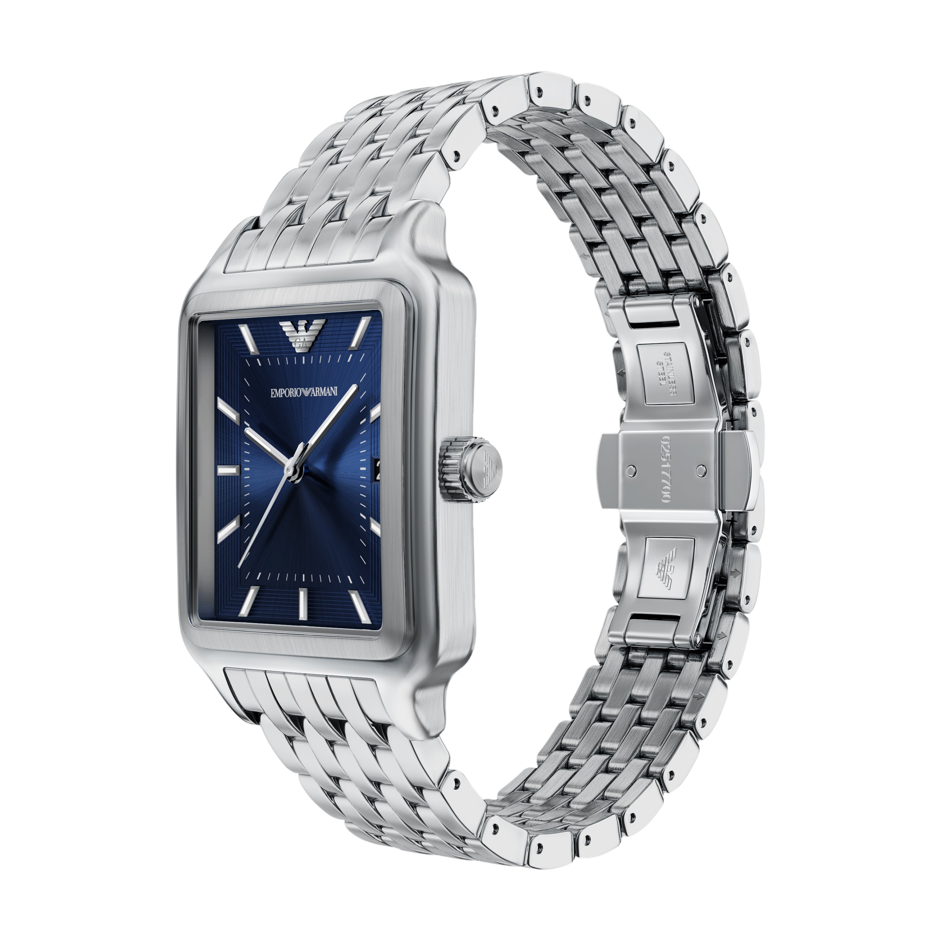 Emporio Armani Quartz 3-Hand Display Men's Watch AR11754 Stainless Steel