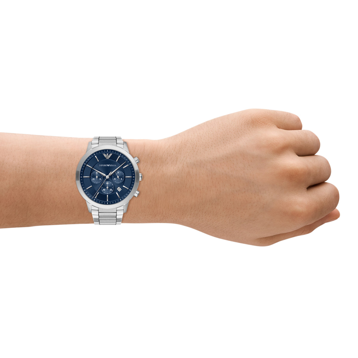 Emporio Armani Archetipo Chronograph AR11836 on the wrist