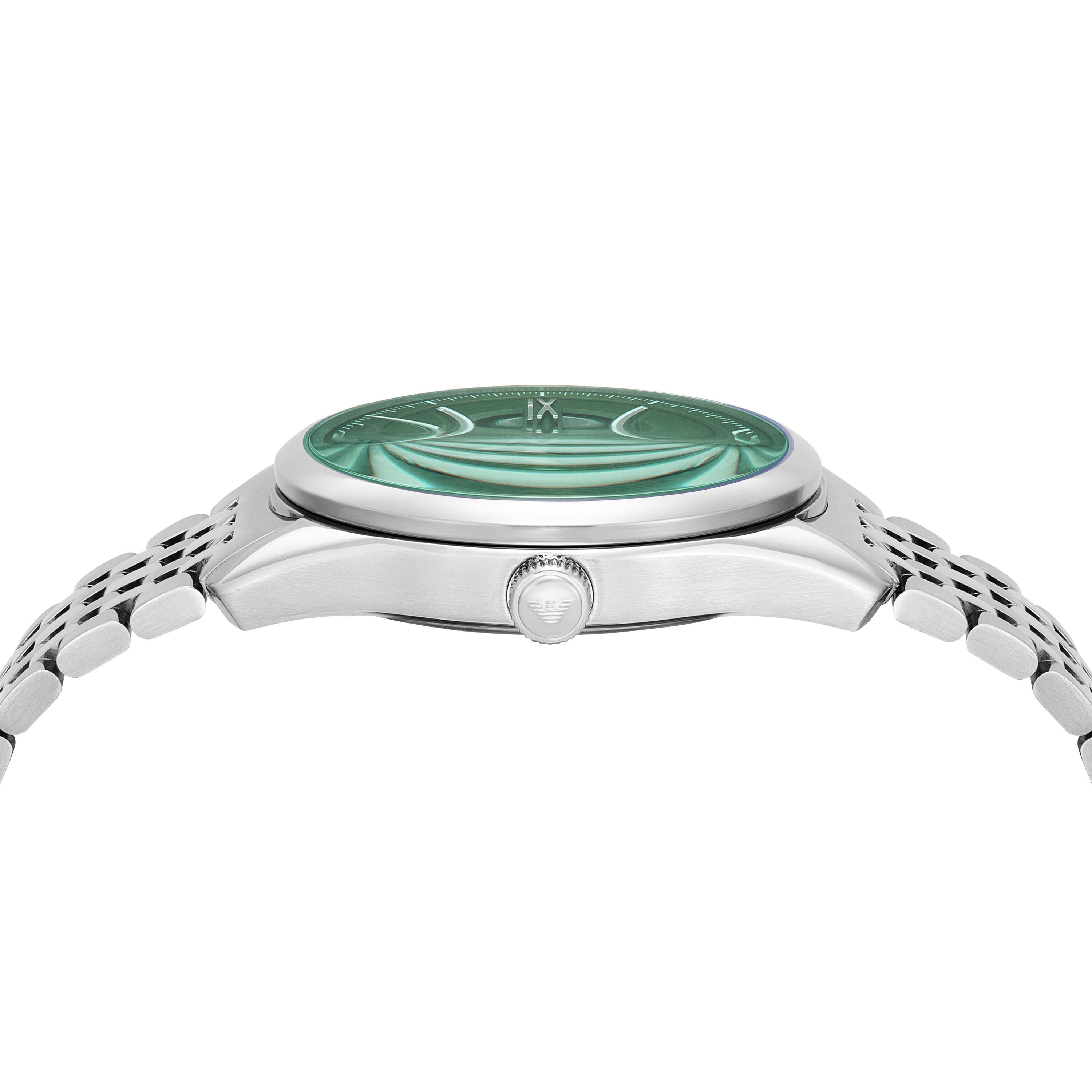 Armani Automatic Stainless Steel Green Dial Watch AR60091