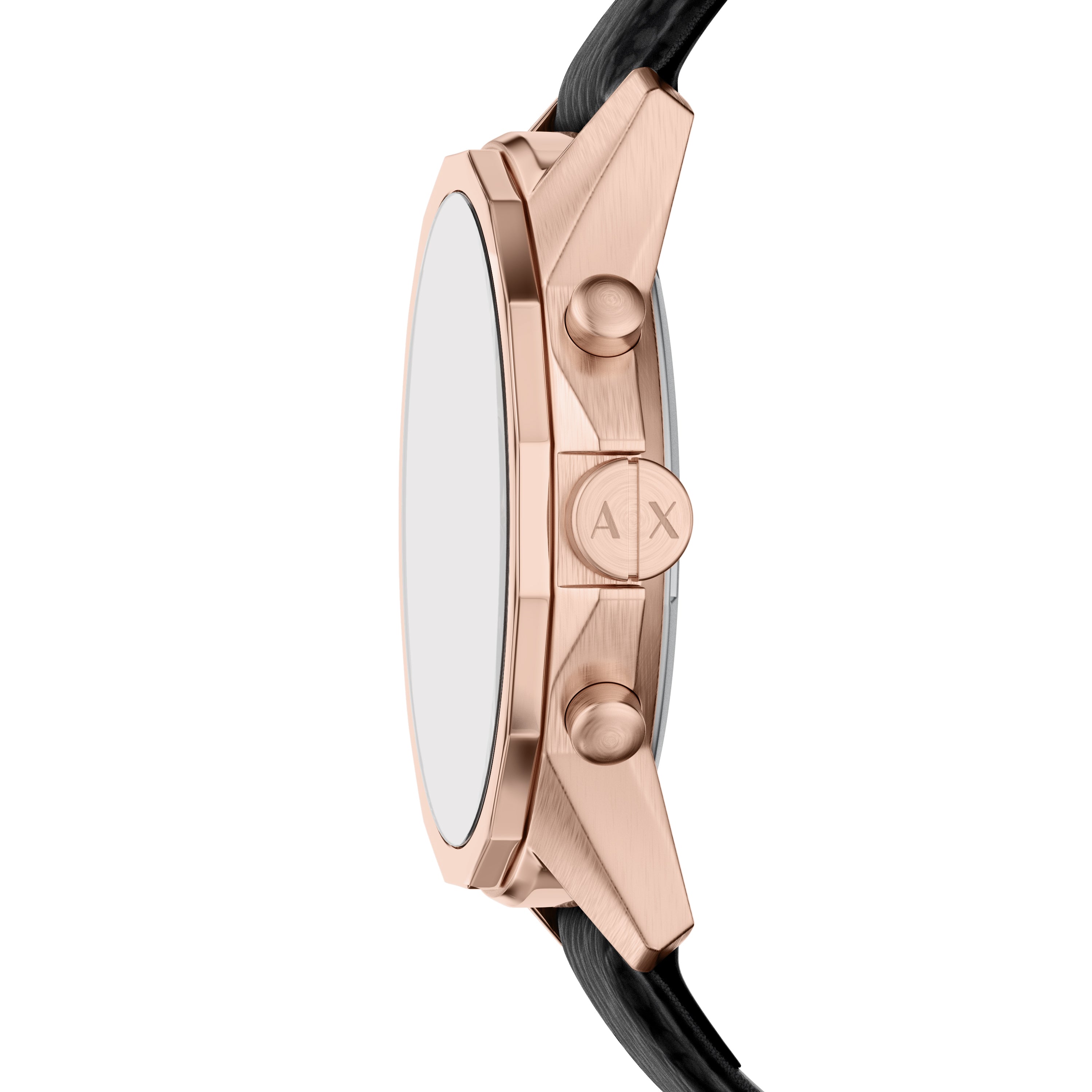 Armani Exchange Chronograph Black Rubber Band Watch AX1769