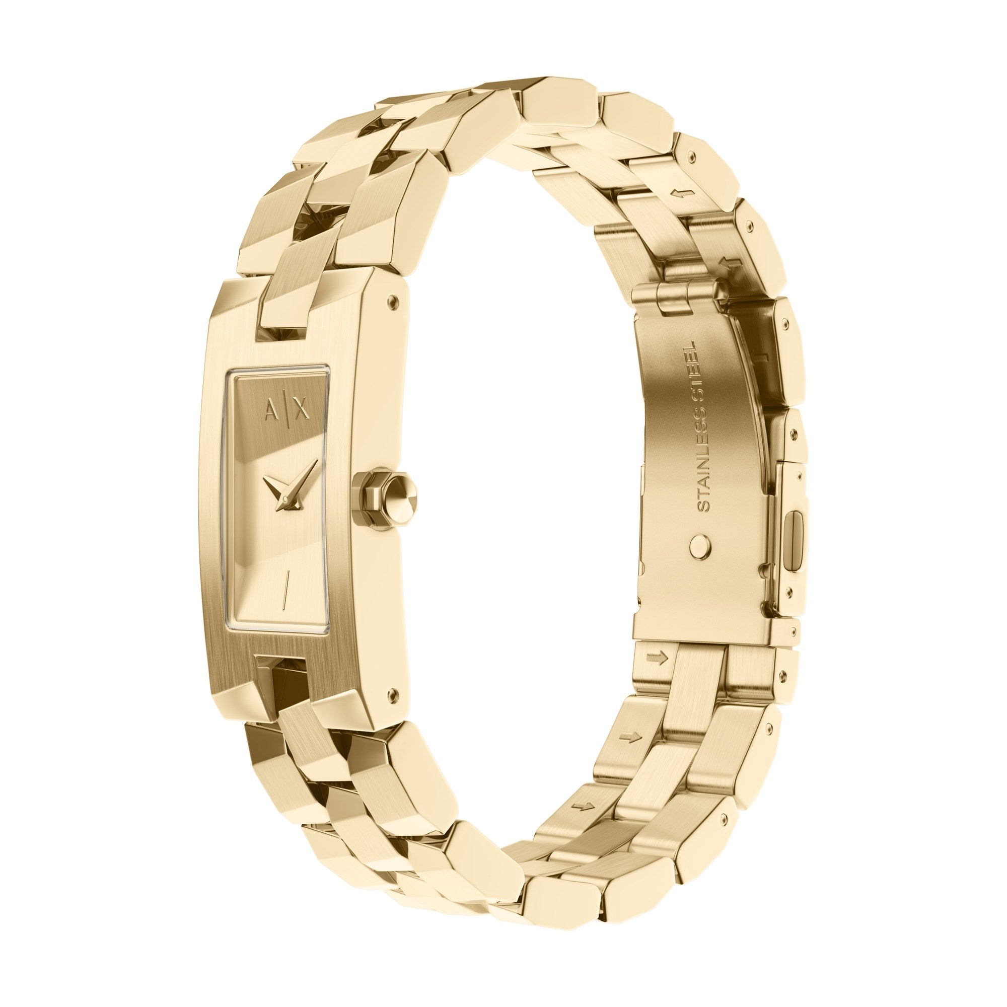 Armani Exchange women's watch, gold dial (view 3)