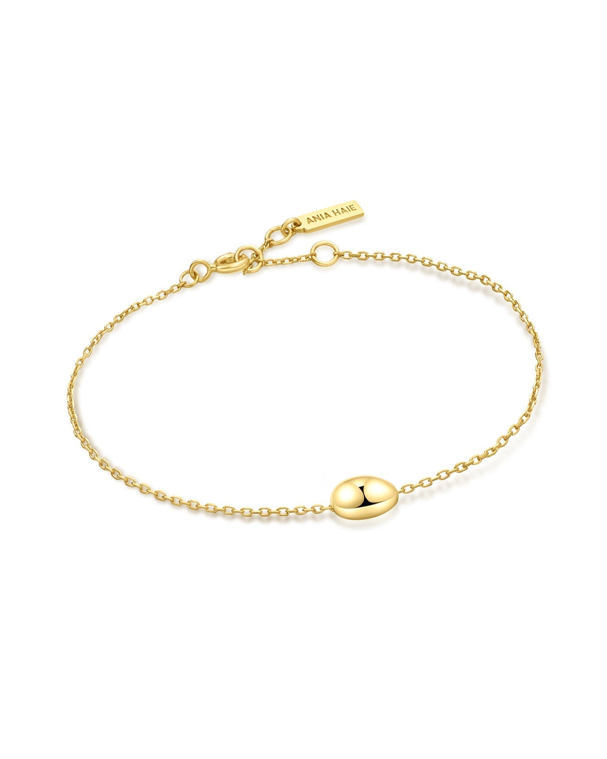 Ania Haie Gold Organic Dome Pebble Bracelet B076-04G B076-04G front packshot