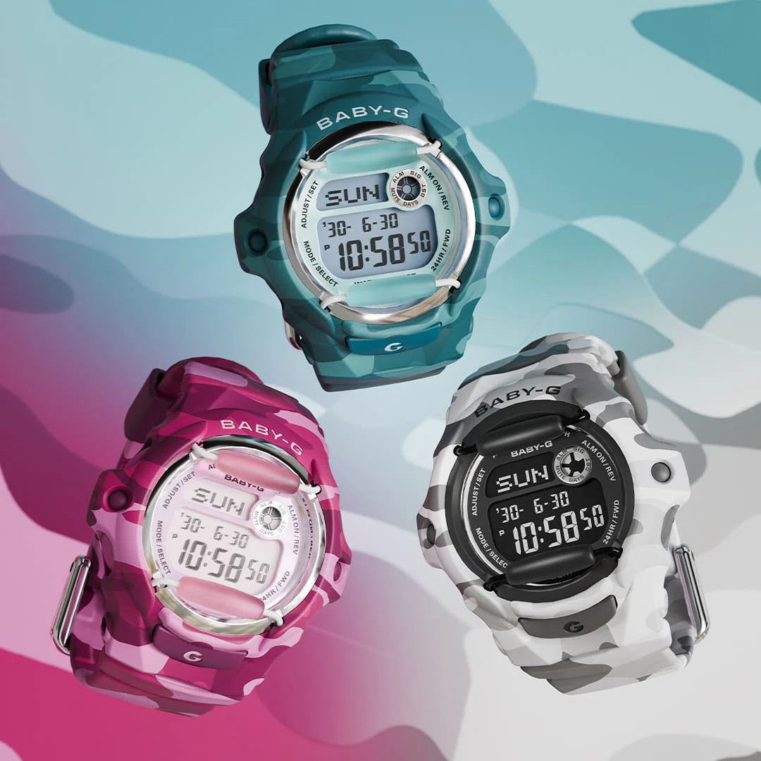 Baby-G Digital Watch Digi Camo Grey BG169CMB-8D