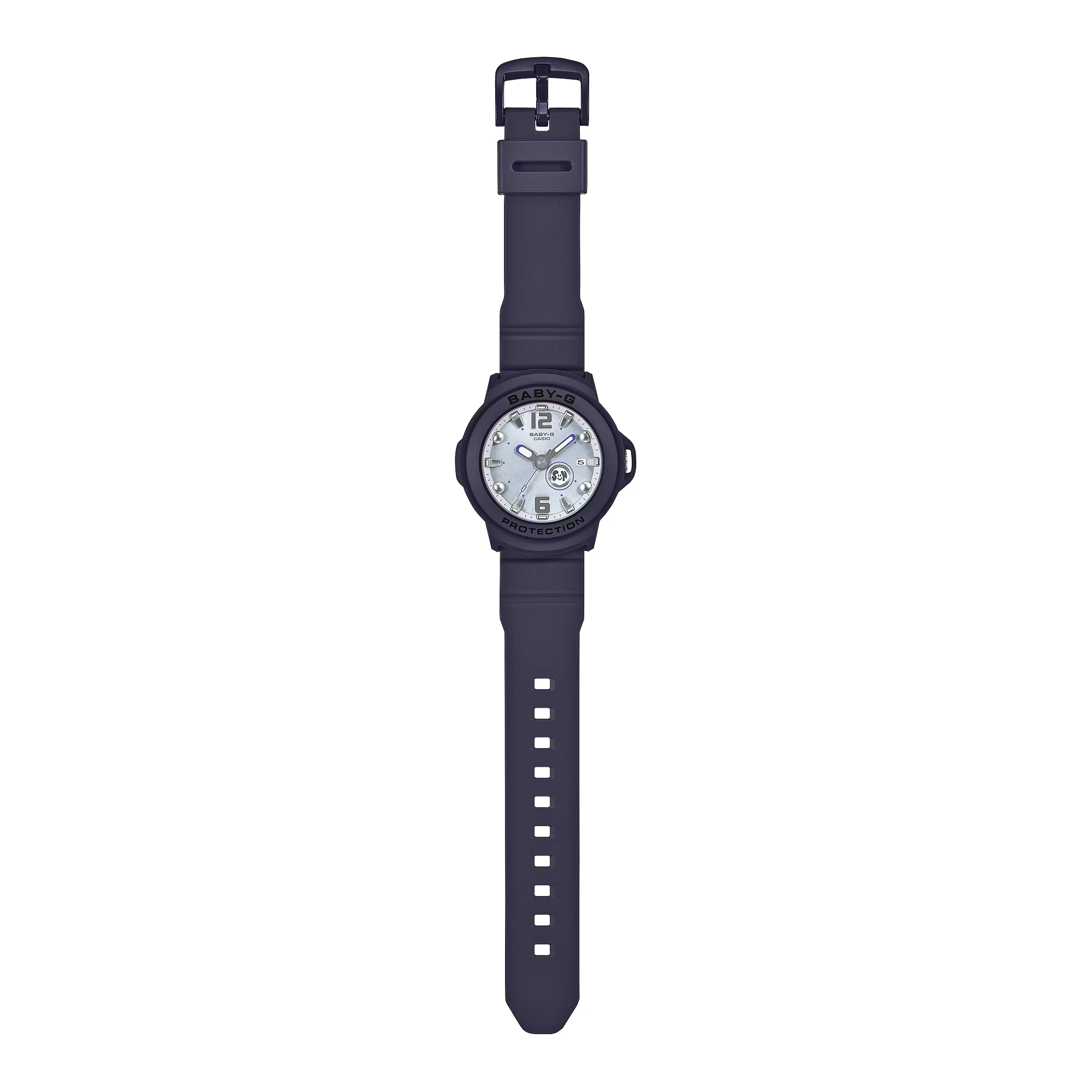 Baby-G +Plus Navy Blue Dial Black Band Analog Watch BGA15K-2A