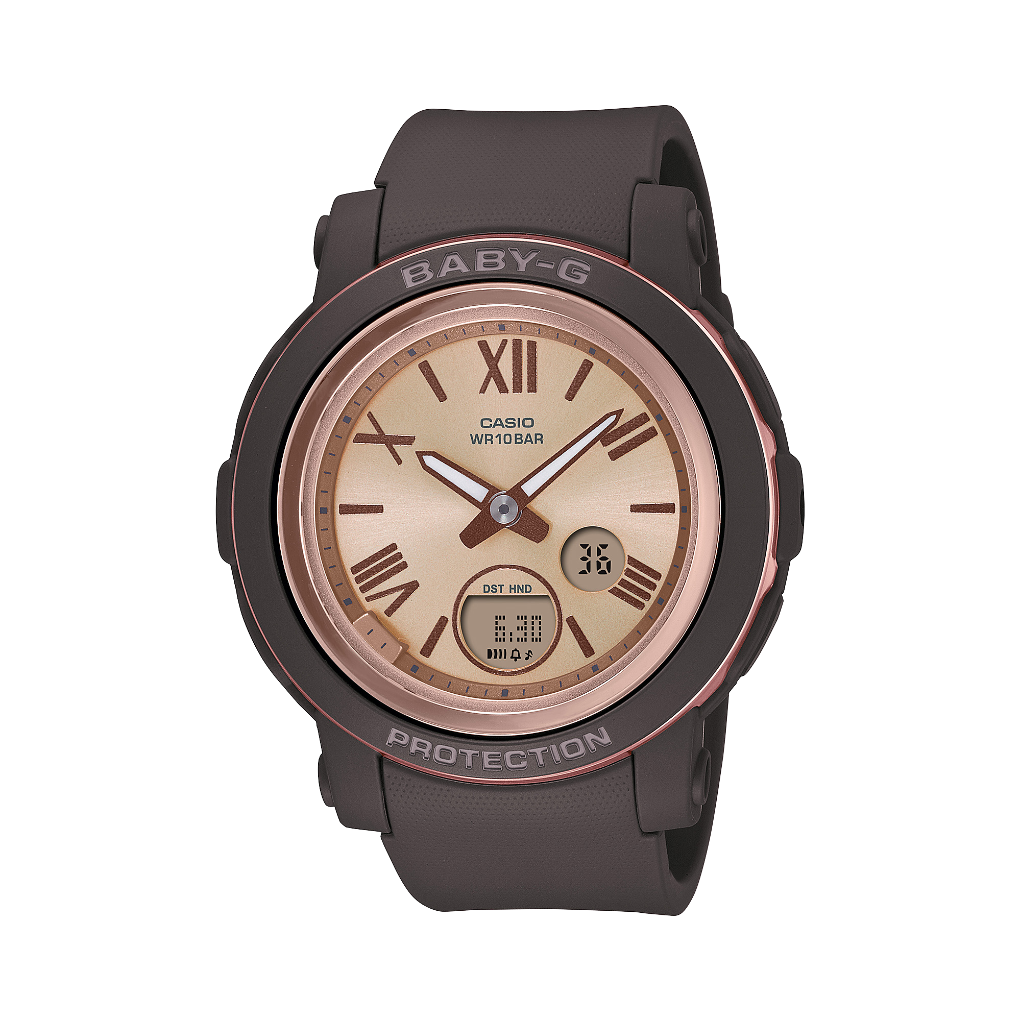 G-Shock Digital Brown Resin Band Watch BGA290-5A