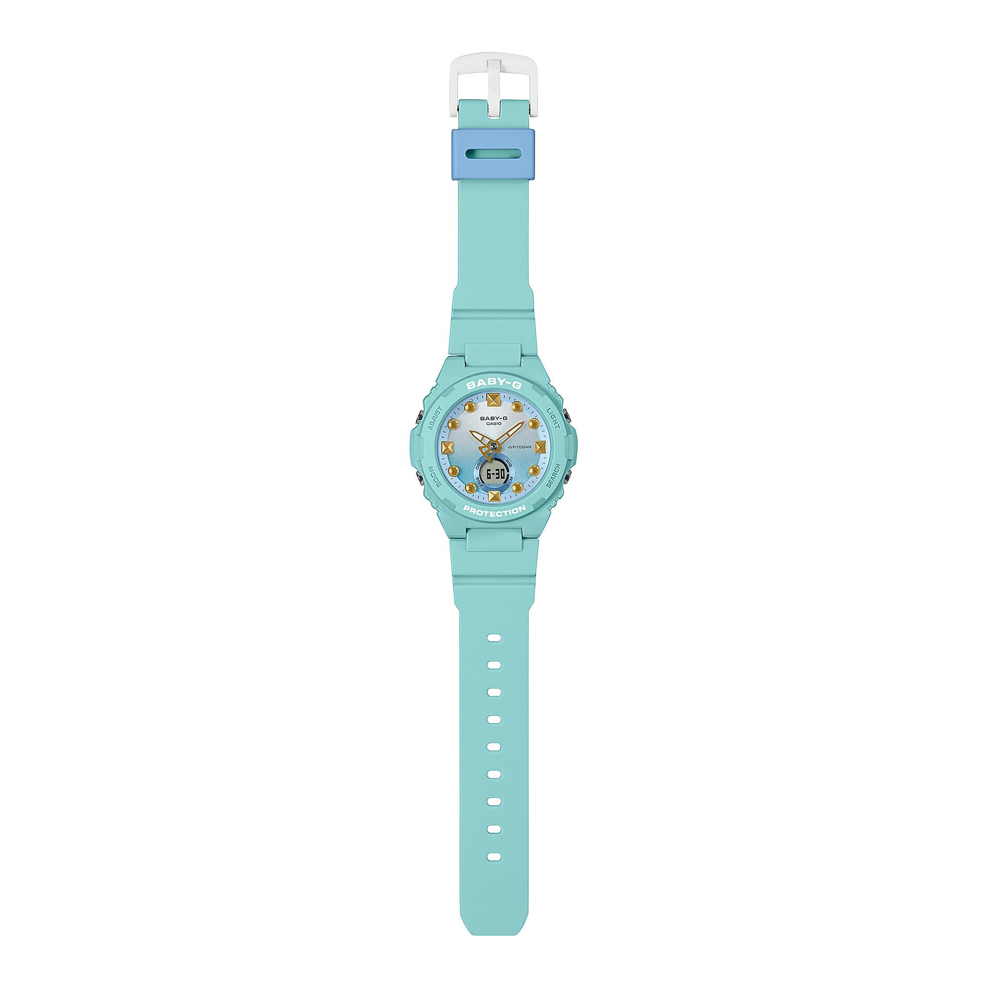 BABY-G Blue Resin Band Womens Watch BGA320-3A