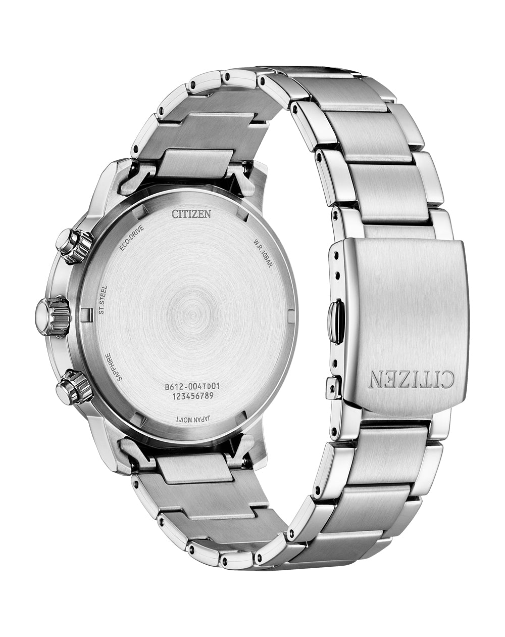 Citizen Eco-Dive Black Dial Stainless Steel Watch CA0840-87E