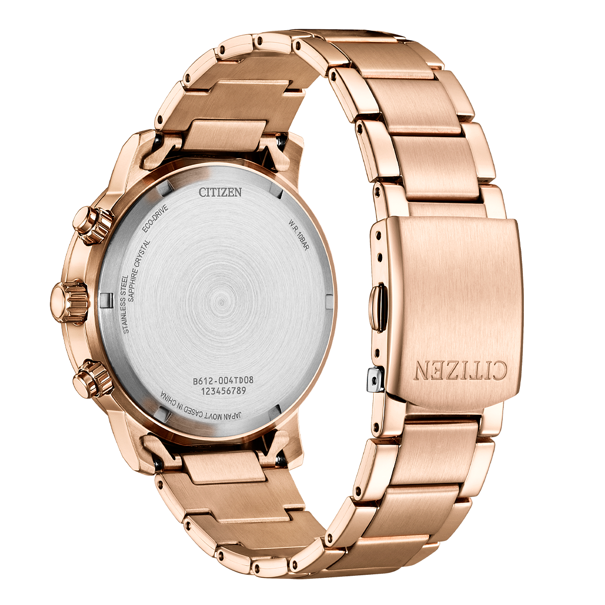 Citizen Eco-Drive Chronograph Pink Gold CA0848-85E
