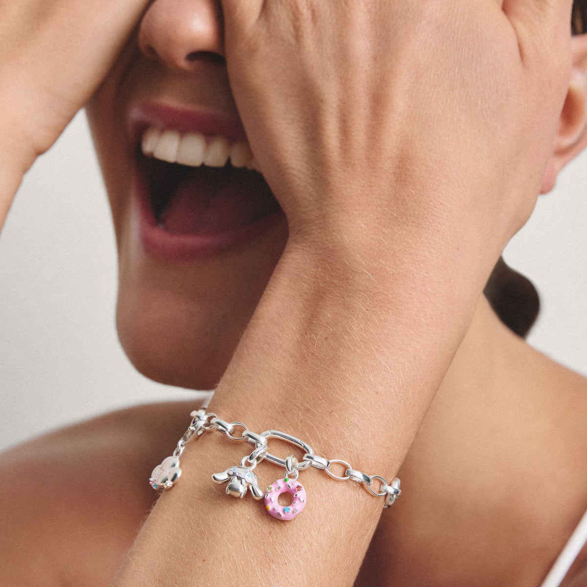 Thomas Sabo Hello Kitty Cinnamoroll Connect Charm, Silver-Plated CCC1377M CCC1377M view 2