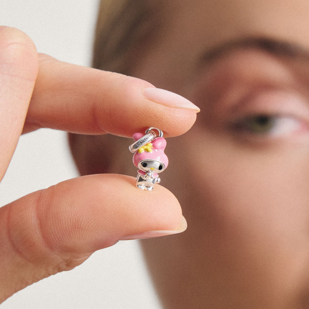 Thomas Sabo Hello Kitty My Melody Connect Charm with Yellow Bow, Silver-Plated CCC1371M CCC1371M view 4