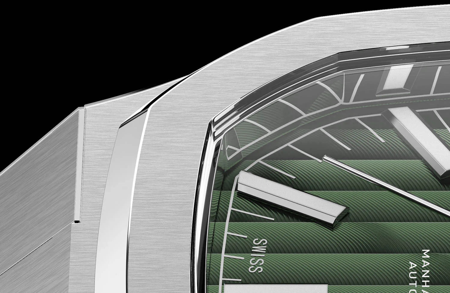 MAEN Manhattan 40 Green Dial No Date Automatic Watch M3.1.6
