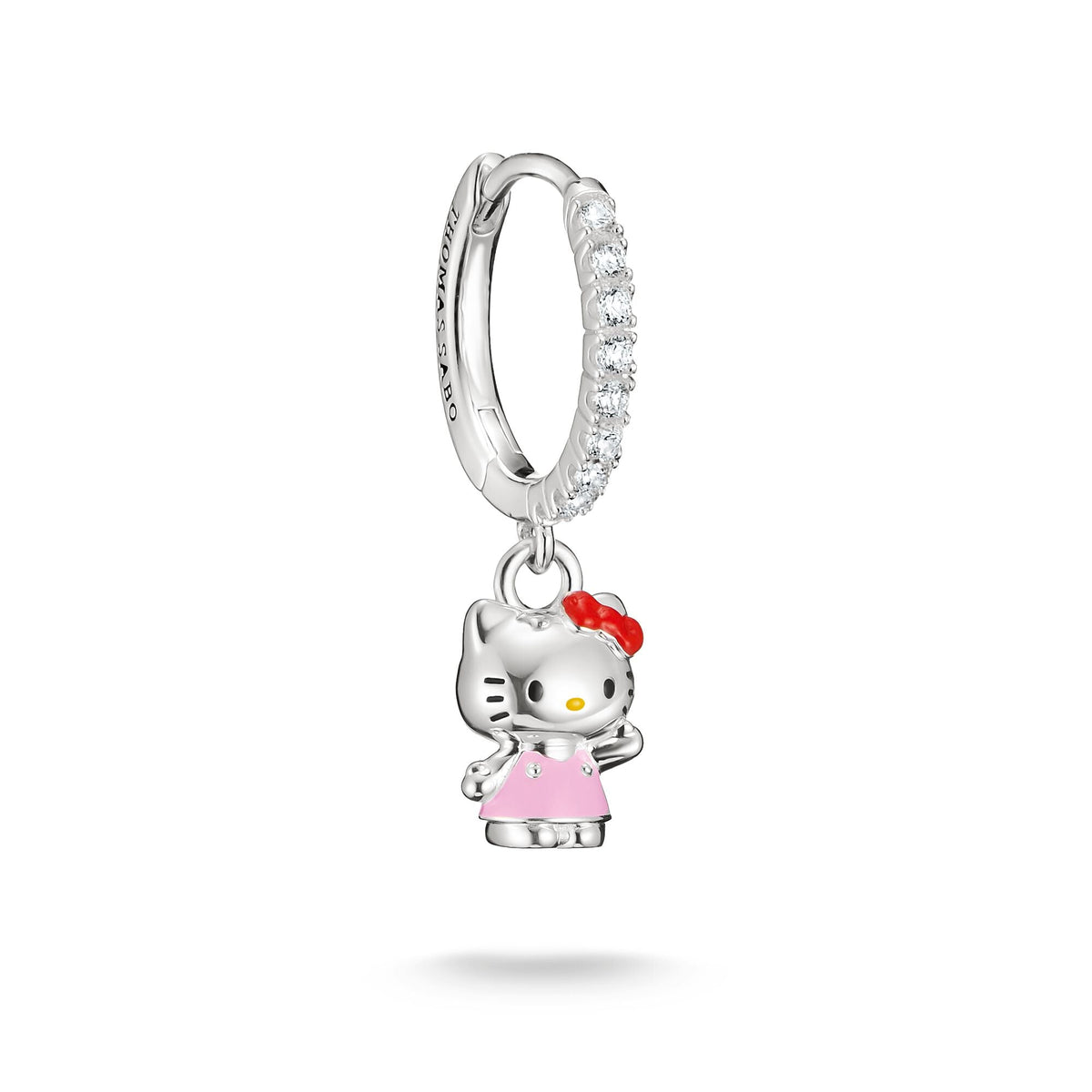 Thomas Sabo Hello Kitty Single hoop earring with zirconia TCR772M