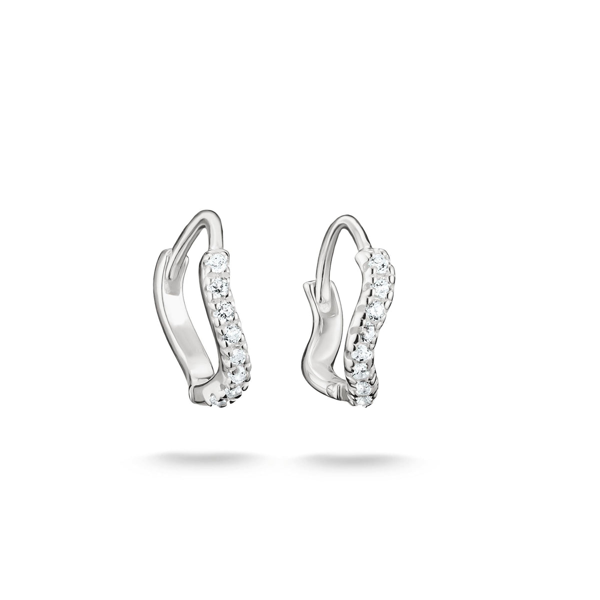 Thomas Sabo Hoop earrings with zirconia TCR775 TCR775 front packshot