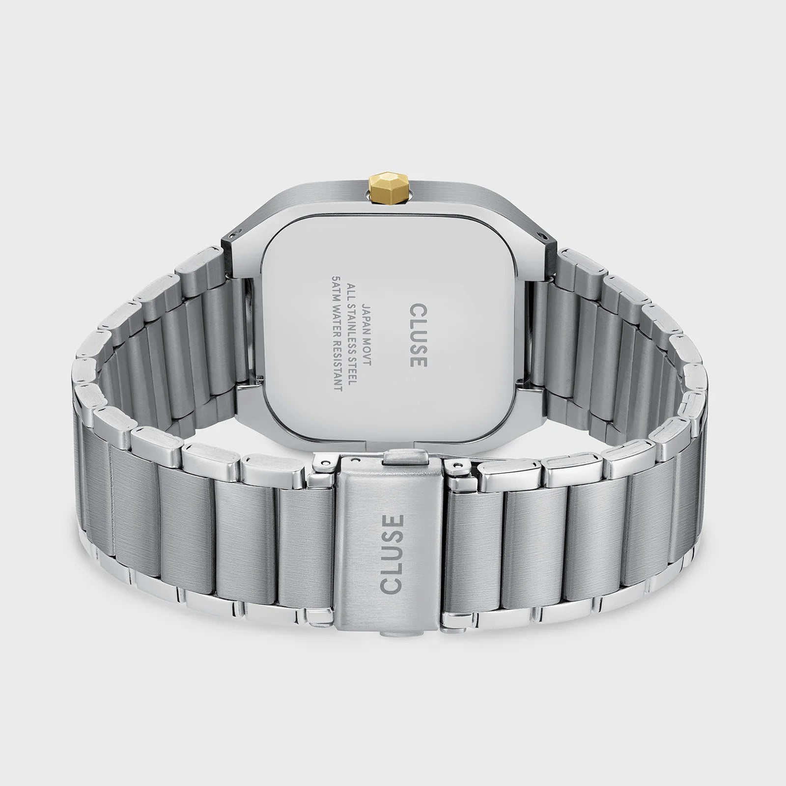 CLUSE Quadrus Multifunction Stainless Steel Silver Two Tone Men's Watch CW26201