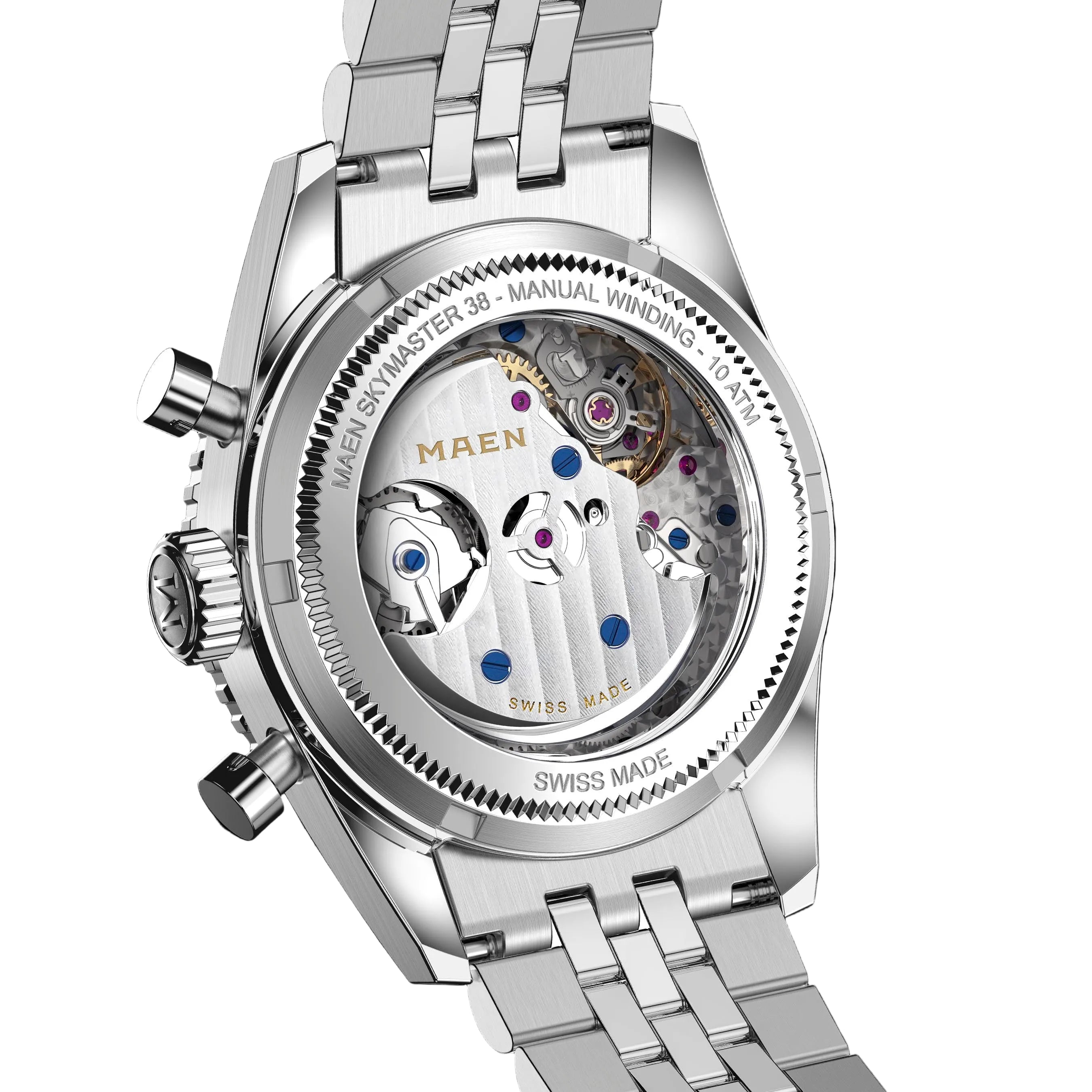 MAEN SKYMASTER 38 Chronograph Manual Wind Watch M6.1.1