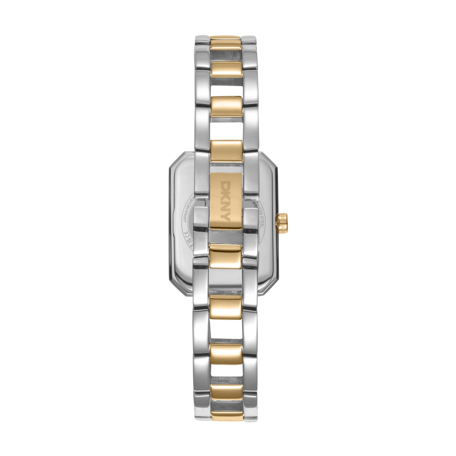 DKNY Uptown Midi Two Tone Stainless Steel Womens Dress Watch