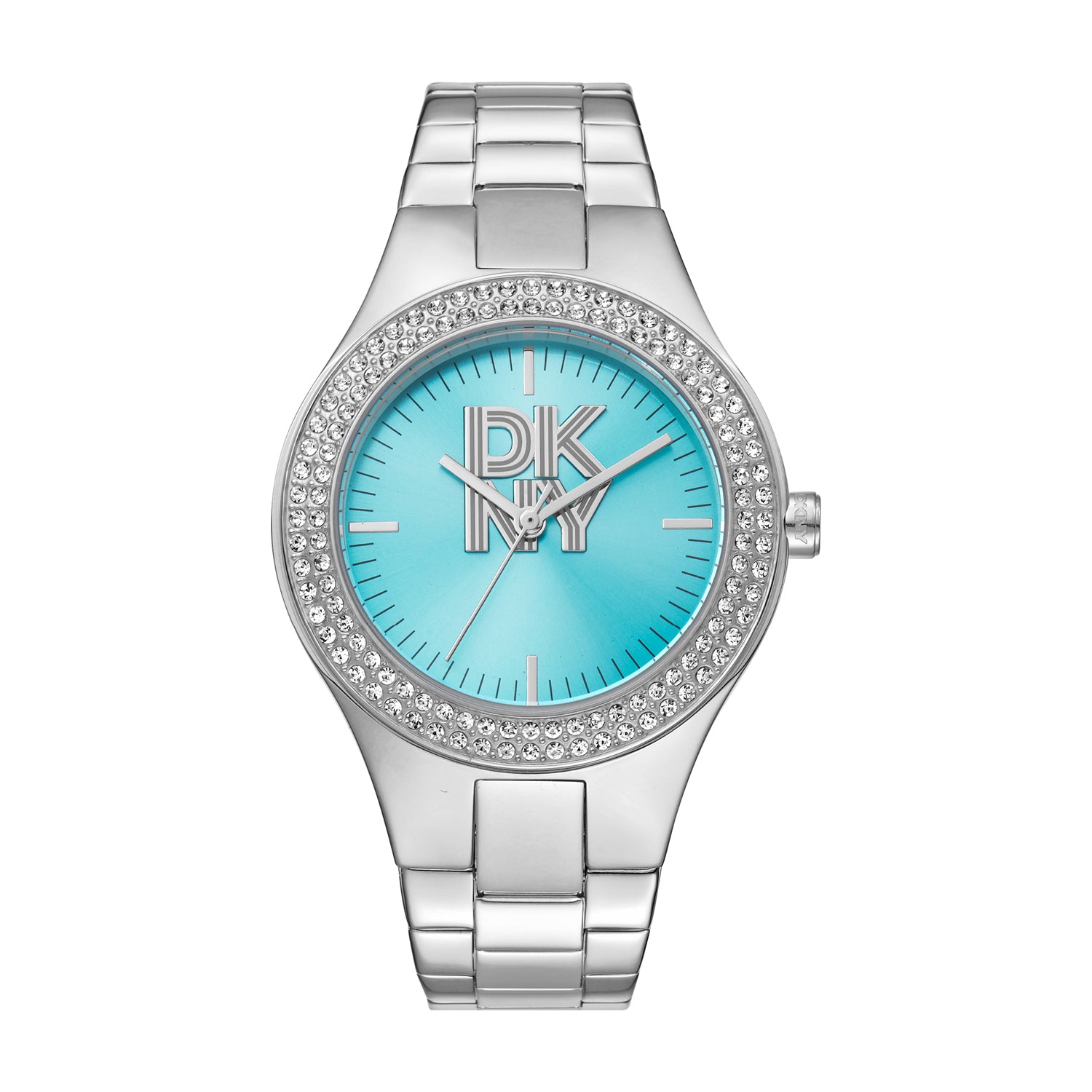 DKNY Parsons Glitz Blue Dial Stainless Steel Watch DK1L025M0035