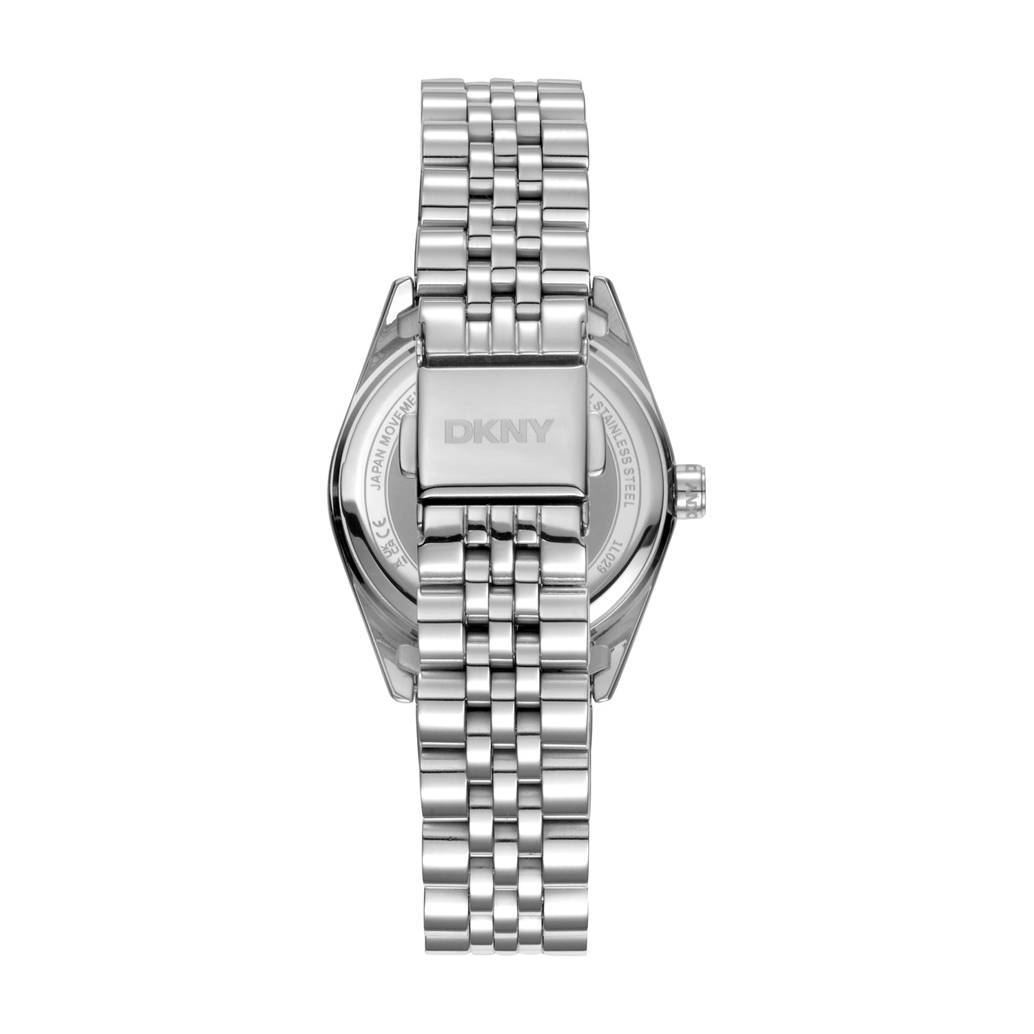 DKNY Nolita Midi Silver Dial Stainless Steel Watch DK1L029M0035