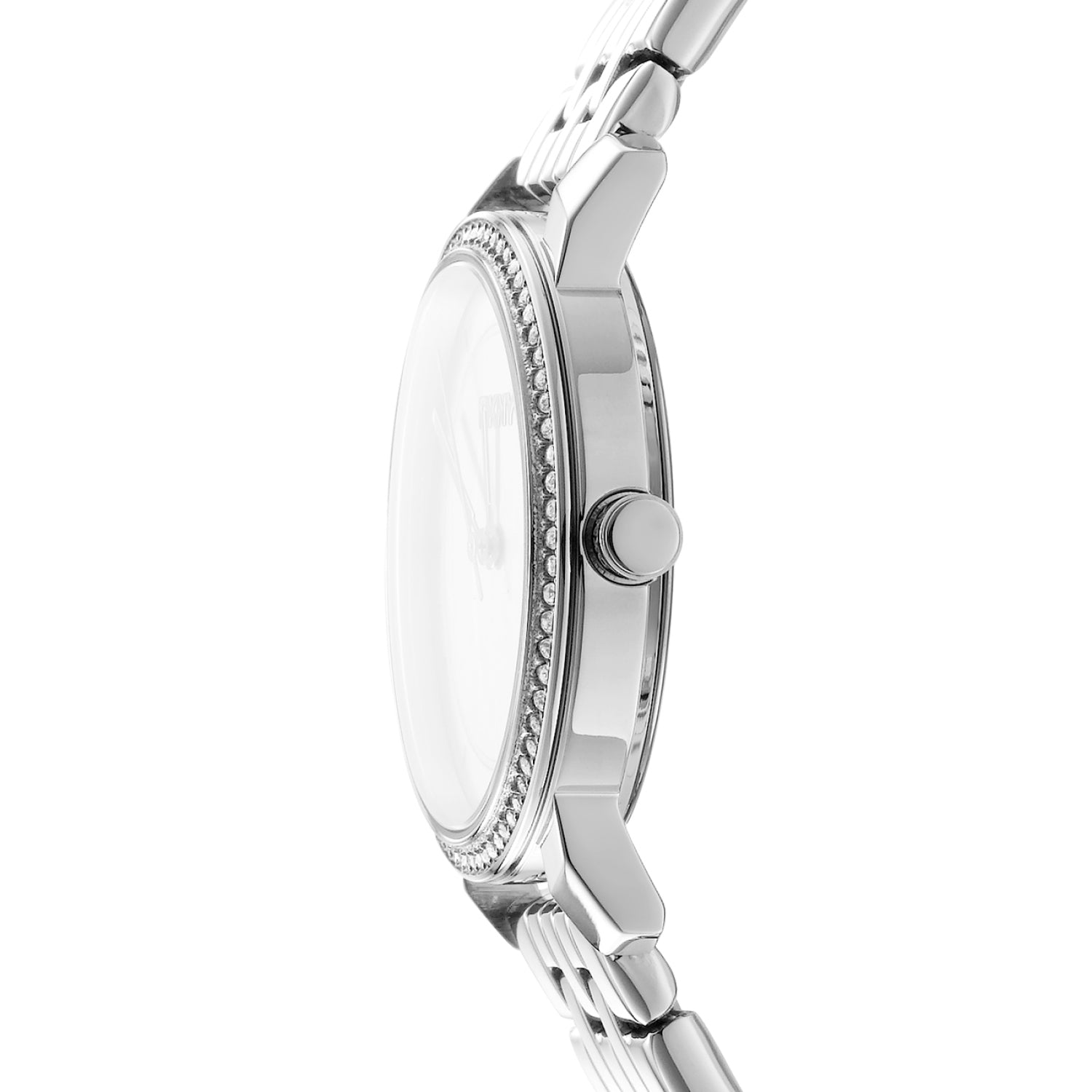 DKNY Astoria Glitz Silver Stainless Steel 32mm Womens Watch