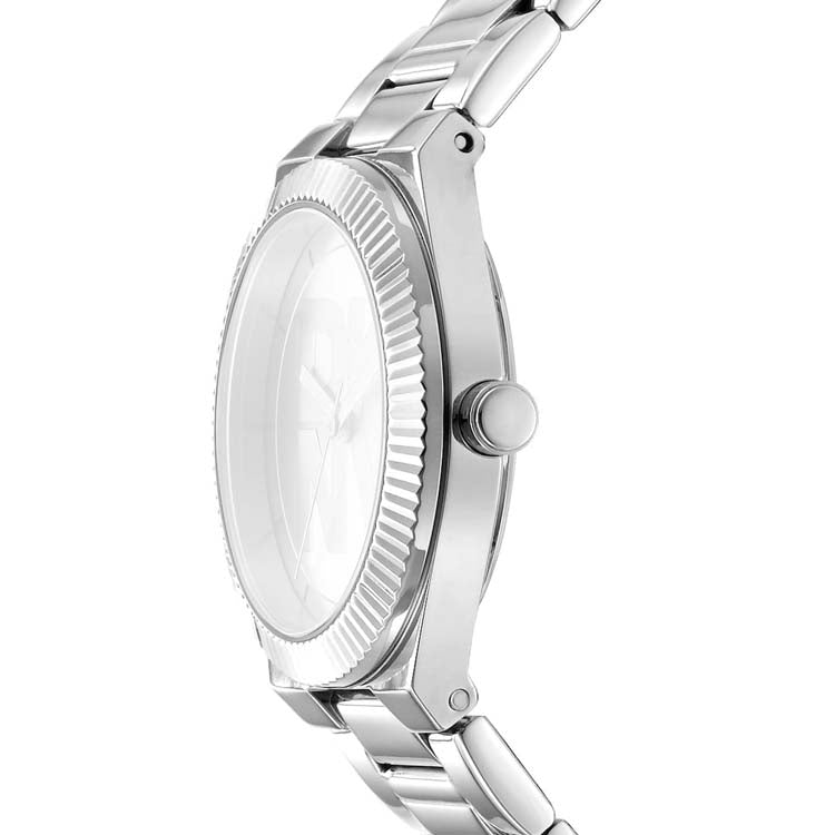 DKNY Silver Stainless Steel Watch 33mm Modern Women’s Luxury Timepiece