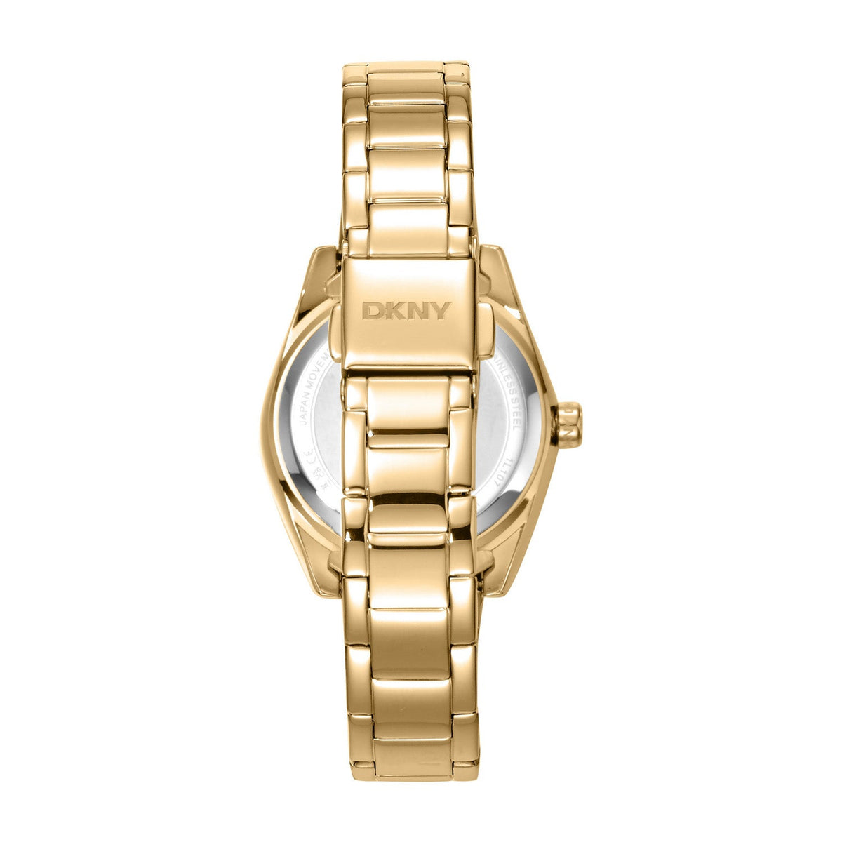 DKNY Evening Gold 30mm Silver Dial Womens Watch DK1L107M0055