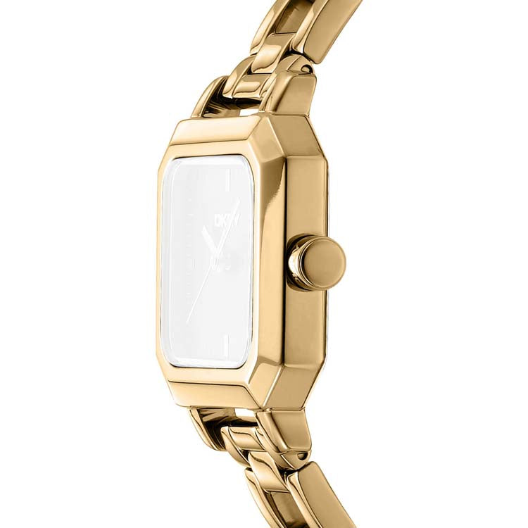 DKNY Urban Gold Stainless Steel Womens Square Watch 27mm
